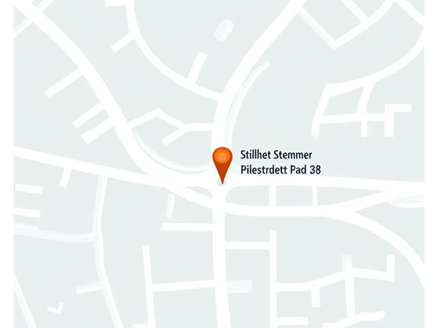 Kart som viser Stillhet Stemmers beliggenhet på Pilestredet Park 38 i Oslo sentrum.