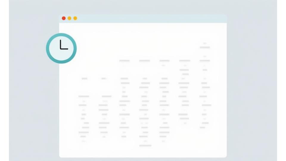 En elegant kalender som viser fleksible timeplaner.